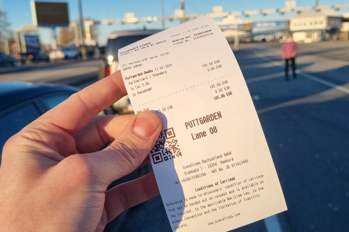 Ferryticket Puttgarden Rodby